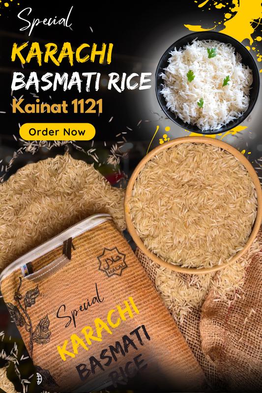 Karachi Basmati Rice – Kainat 1121 Extra Long Grain