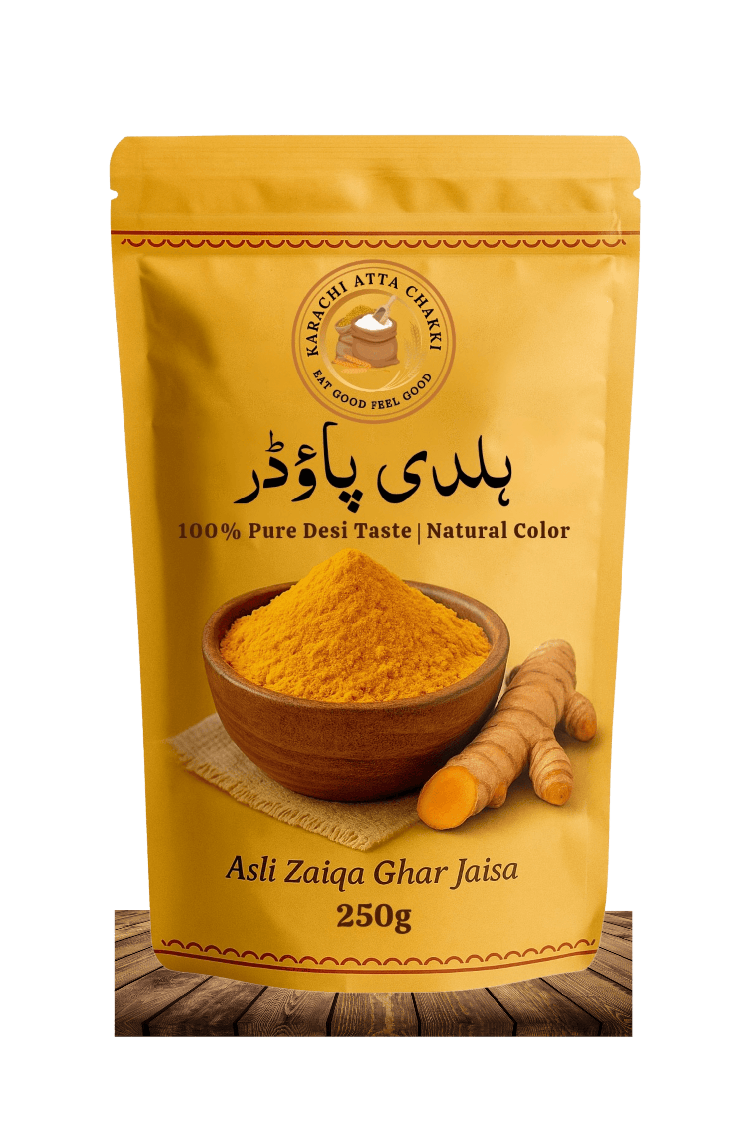 Haldi Powder – 100% Pure - Karachi Atta Chakki 